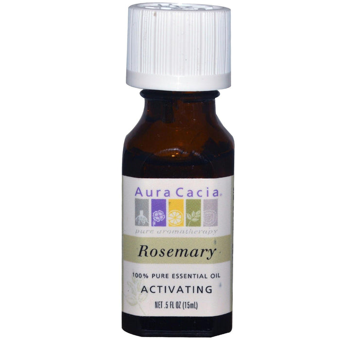 Aura Cacia: 100% Pure Essential Oil Rosemary, 0.5 Oz