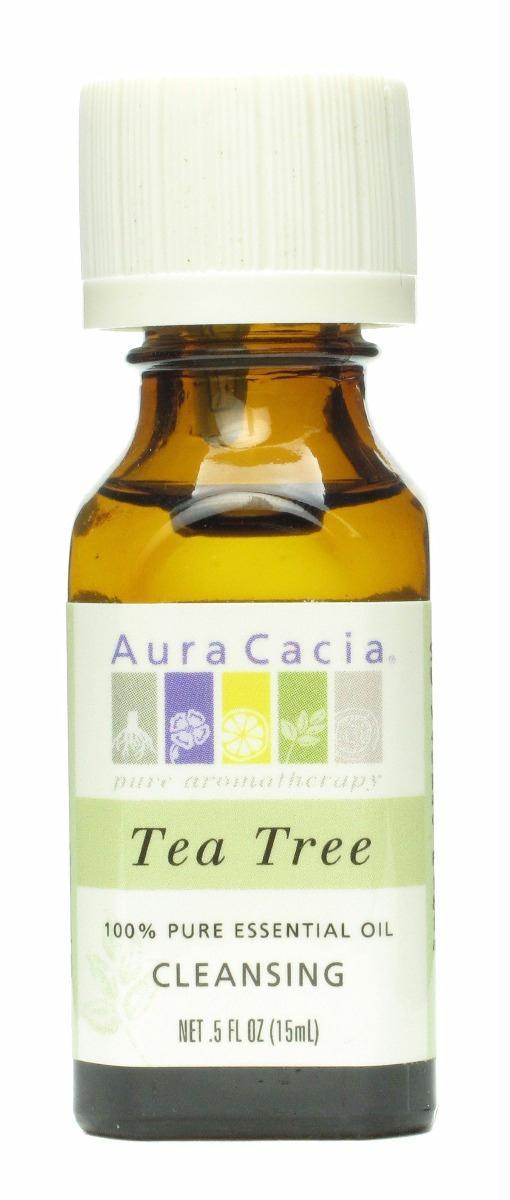 Aura Cacia: 100% Pure Essential Oil Tea Tree, 0.5 Oz