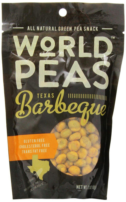 World Peas: Snacks Green Peas Texas Barbeque, 5.3 Oz