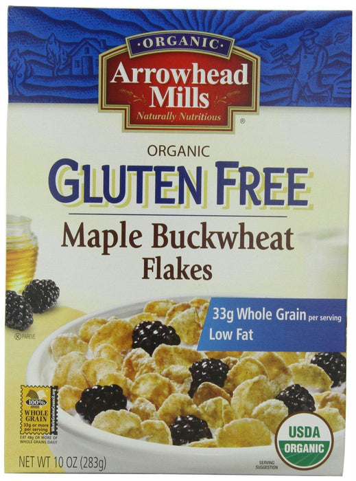 Arrowhead Mills: Organic Maple Buckwheat Flakes Gluten Free, 10 Oz