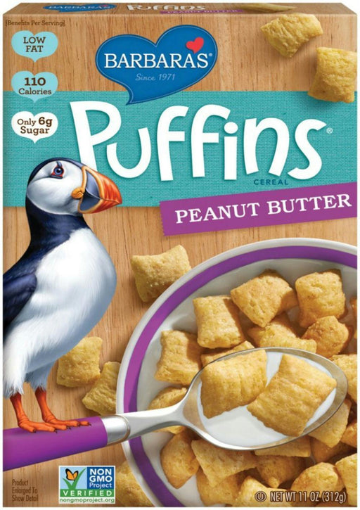 Barbaras Bakery: Puffins Cereal Peanut Butter, 11 Oz