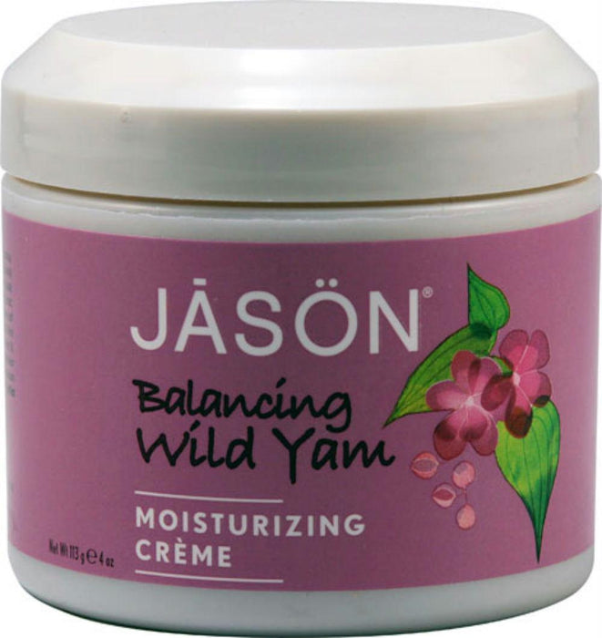 Jason: Moisturizing Cream Balancing Wild Yam, 4 Oz