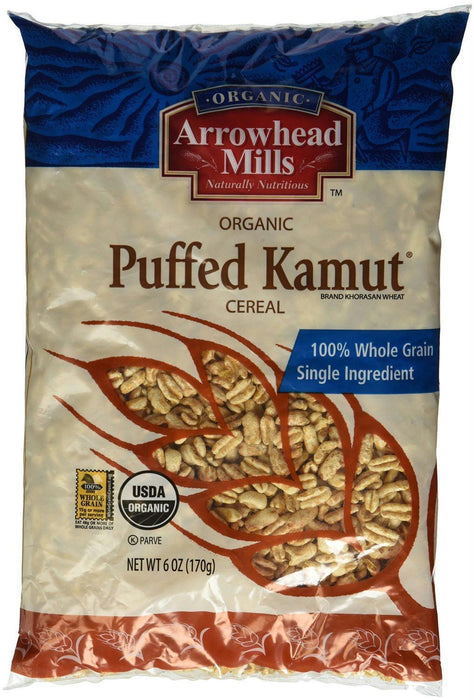 Arrowhead Mills: Organic Puffed Kamut Cereal, 6 Oz