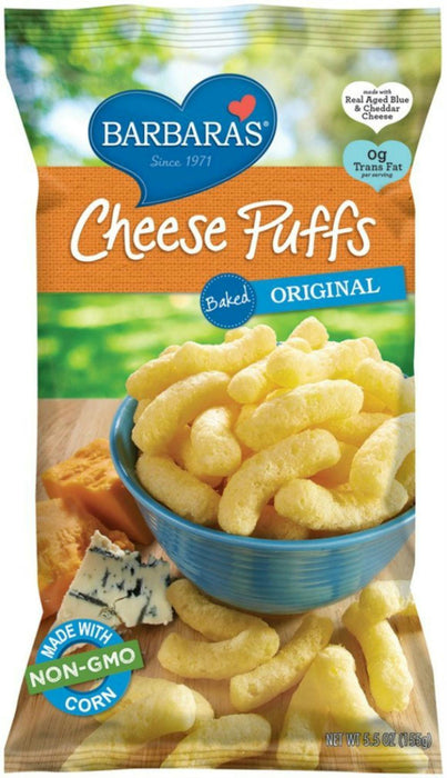 Barbara's Bakery: Baked Cheese Puffs Original, 5.5 Oz