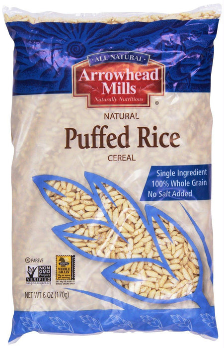 Arrowhead Mills: Natural Puffed Rice Cereal, 6 Oz