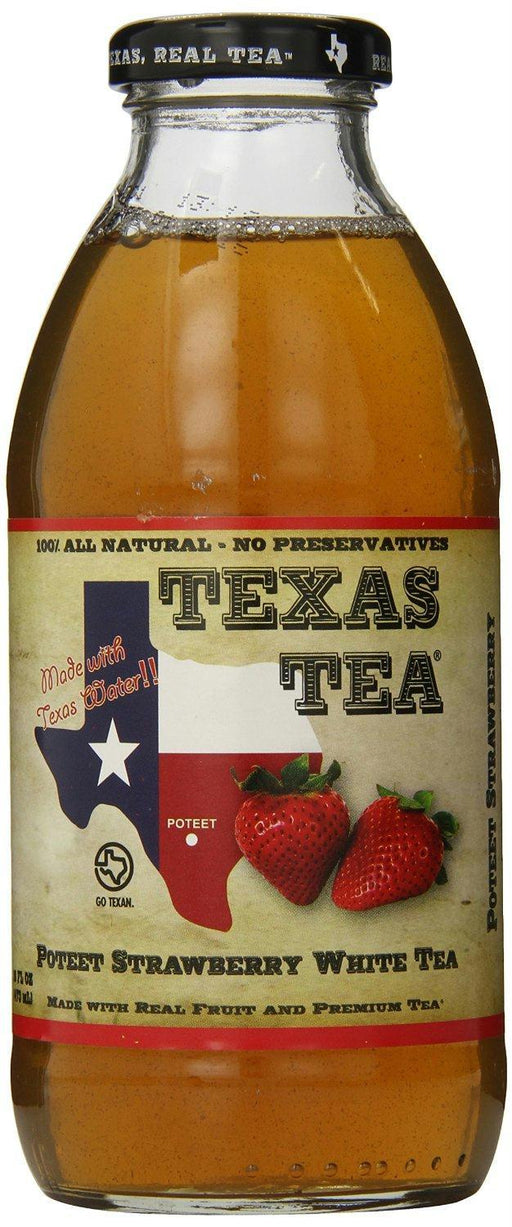 Texas Tea: Poteet Strawberry White Tea, 16 Oz