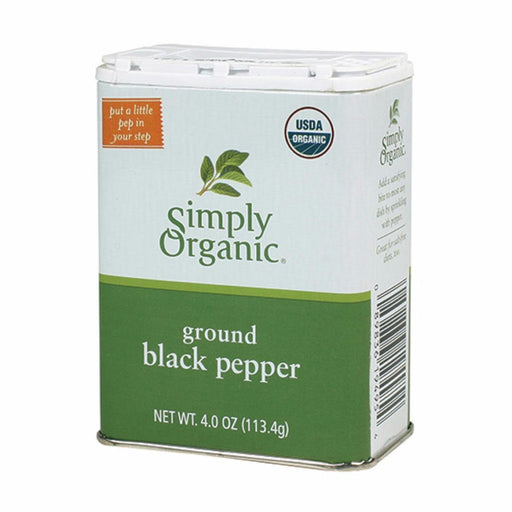 Simply Organic: Ground Black Pepper, 4 Oz