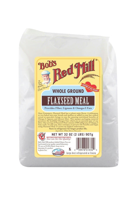 Bobs Red Mill: Whole Ground Flaxseed Meal, 32 Oz