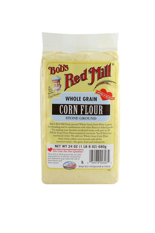 Bobs Red Mill:  Whole Grain Corn Flour, 24 Oz