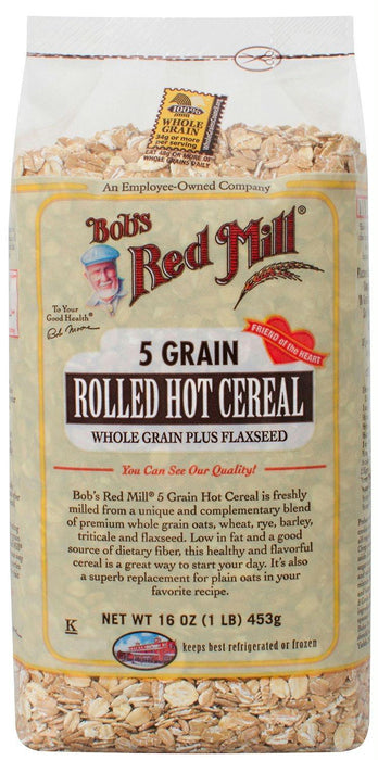 Bobs Red Mill: 5 Grain Rolled Hot Cereal, 16 Oz