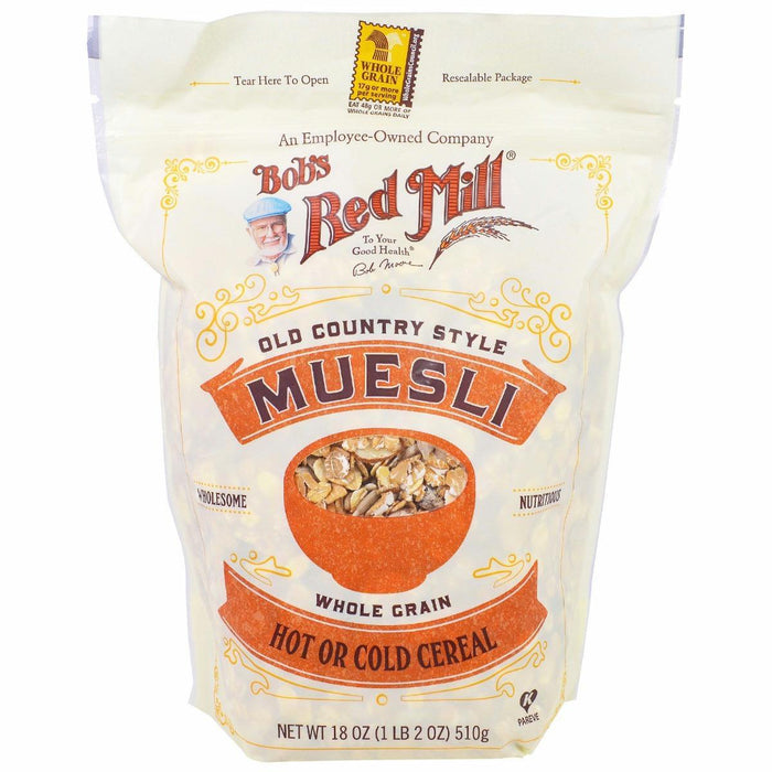 Bobs Red Mill:  Old Country Style Muesli Whole Grain Cereal, 18 Oz