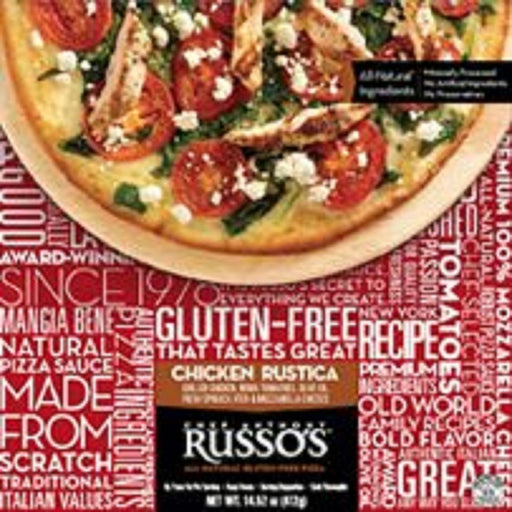 Russos: Gluten Free Chicken Rustica Pizza, 14.52 Oz