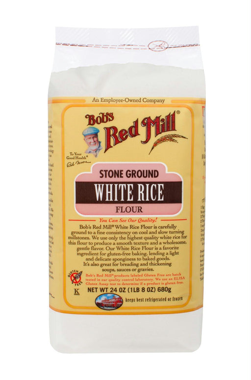 Bobs Red Mill:  Stone Ground White Rice Flour, 24 Oz