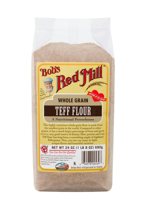 Bobs Red Mill:  Whole Grain Teff Flour, 24 Oz