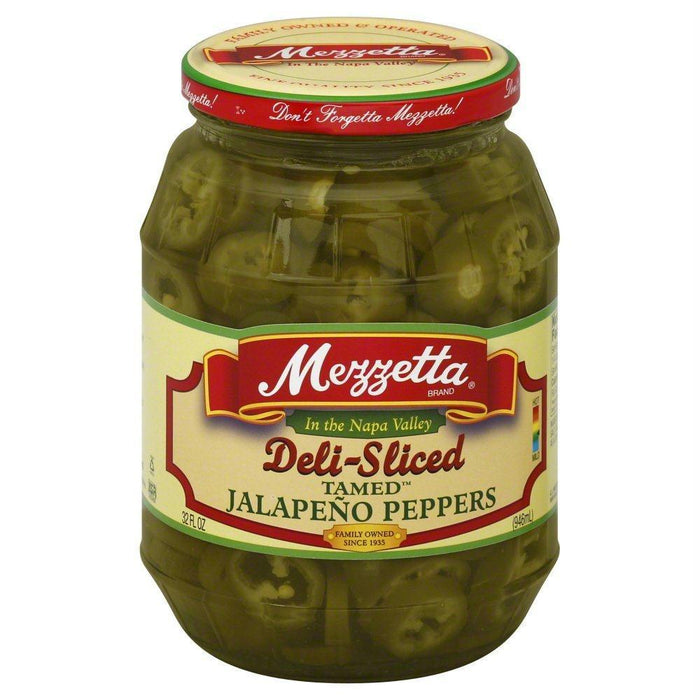 Mezzetta: Deli-sliced Tamed Jalapeno Peppers, 32 Oz