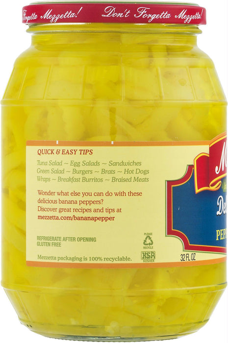 Mezzetta: Deli-sliced Mild Pepper Rings, 32 Oz