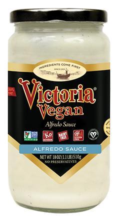 Victoria: Vegan Alfredo Sauce Original, 18 Oz