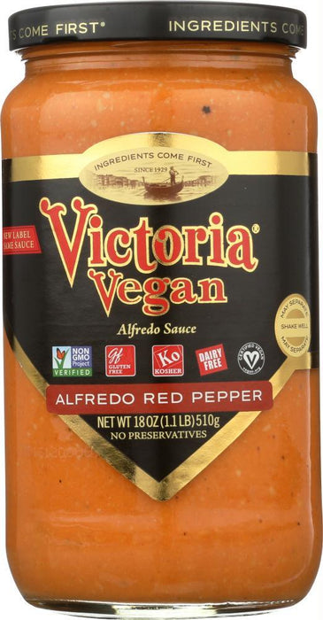 Victoria: Sauce Alfredo Vegan Rstd (18.000 Oz)