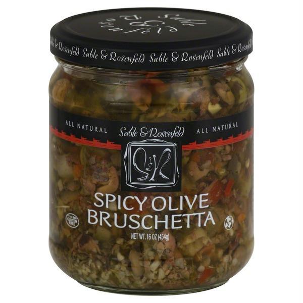 Sable & Rosenfeld: Bruschetta Olive Spicy, 16 Oz