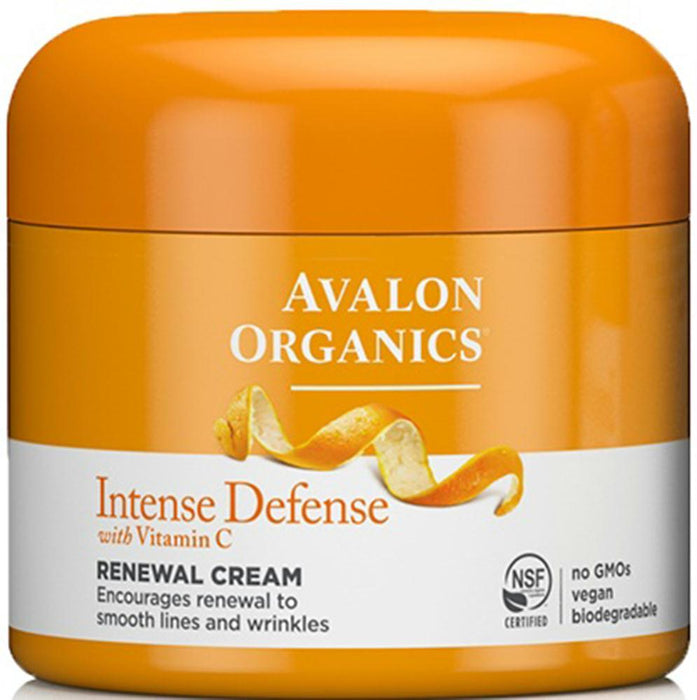 Avalon Organics: Intense Defense Vitamin C Renewal Cream, 2 Oz