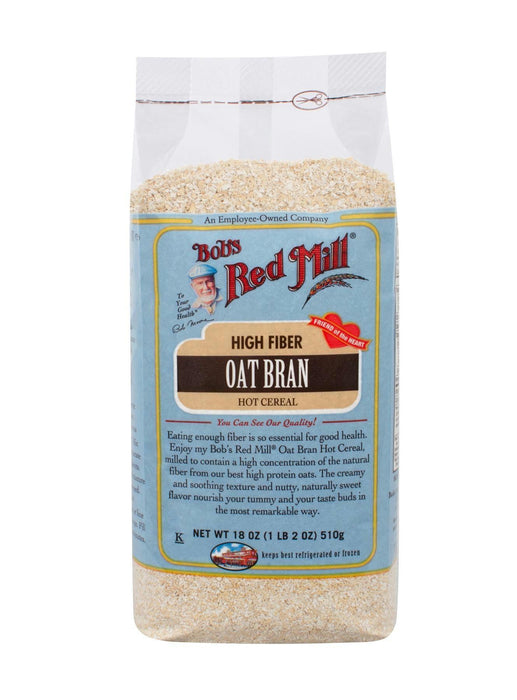 Bob's Red Mill: High Fiber Oat Bran Hot Cereal, 18 Oz