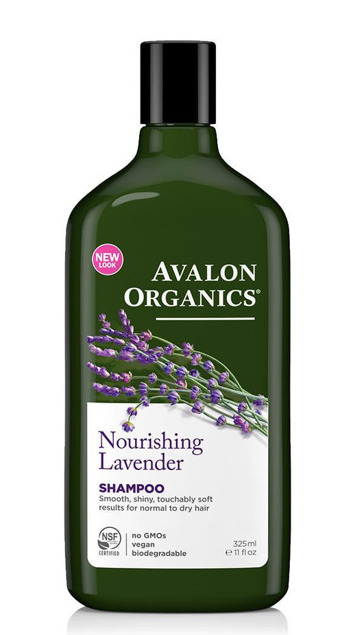 Avalon Organics: Shampoo Nourishing Lavender, 11 Oz