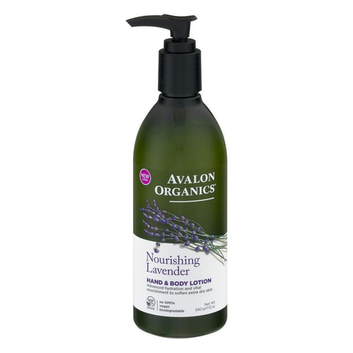 Avalon Organics: Hand & Body Lotion Lavender, 12 Oz