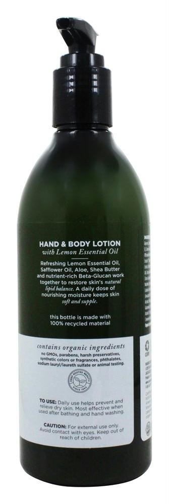 Avalon Organics: Hand And Body Lotion Lemon, 12 Oz