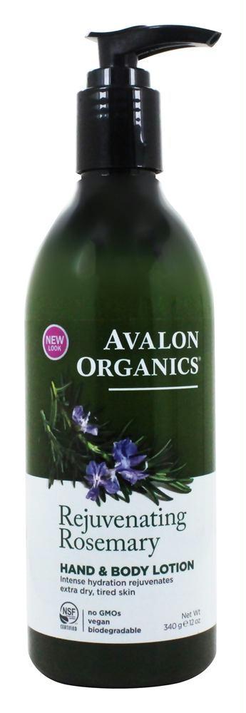 Avalon Organics: Hand & Body Lotion Rejuvenating Rosemary, 12 Oz