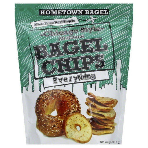 Hometown Bagel: Chicago Style Bagel Chips Everything, 6 Oz