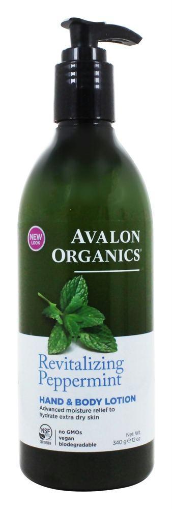 Avalon Organics: Hand & Body Lotion Peppermint, 12 Oz