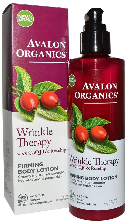 Avalon Organics: Wrinkle Therapy With Coq10 & Rosehip Firming Body Lotion, 8 Oz