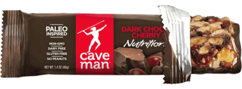 Caveman: Dark Chocolate Cherry Nut Bar, 1.4 Oz