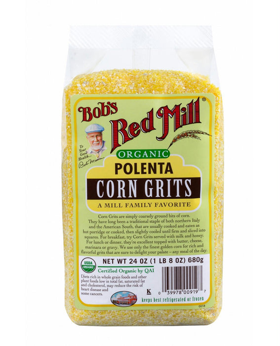 Bob's Red Mill: Organic Polenta Corn Grits, 24 Oz