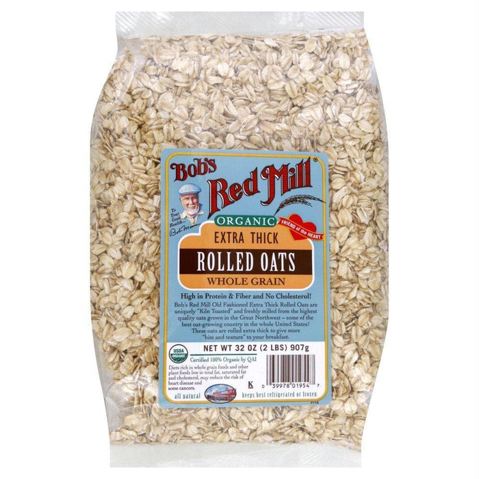 Bob's Red Mill: Organic Extra Thick Rolled Oats, 32 Oz