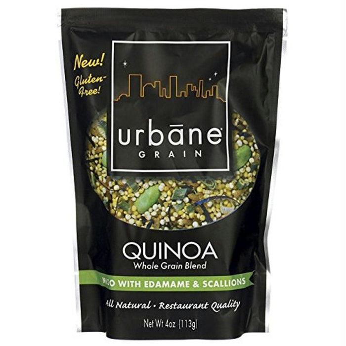 Urbane Grain: Quinoa Whole Grain Blend Gluten Free Miso With Edamame & Scallions, 4 Oz