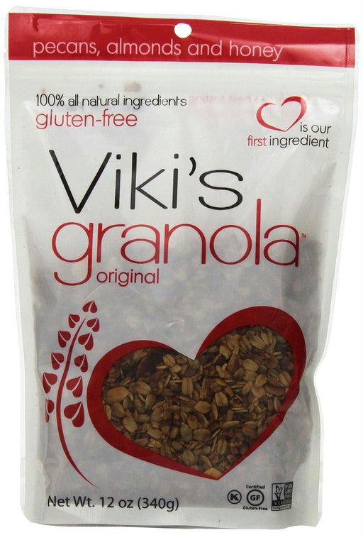 Vikis Granola: Cereal Original Honey 100% All Natural Ingredients Gluten Free Non Gmo, 12 Oz