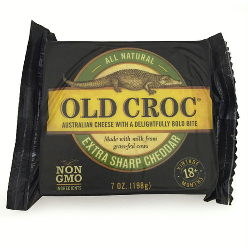 Old Croc: All Natural Extra Sharp Cheddar Cheese, 7 Oz