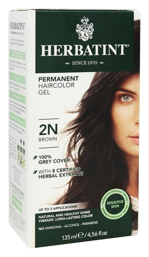 Herbatint: Permanent Herbal Haircolor Gel 2n Brown, 4 Oz