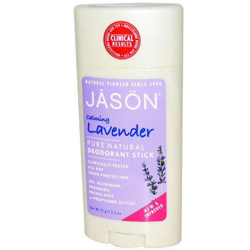 Jason: Deodorant Stick Calming Lavender, 2.5 Oz