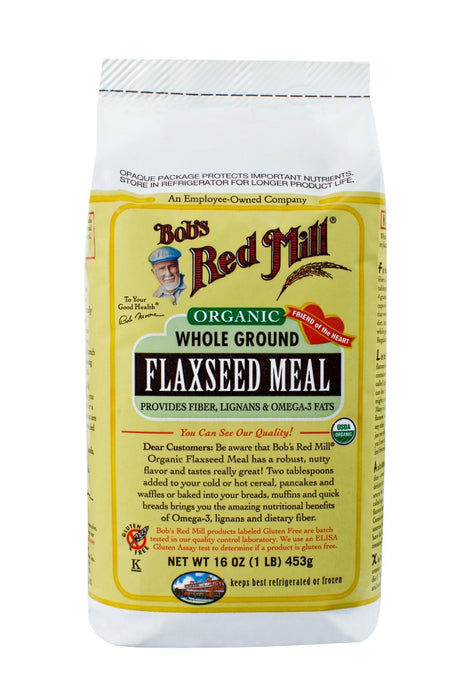 Bob's Red Mill: Organic Whole Ground Flaxseed Meal, 16 Oz