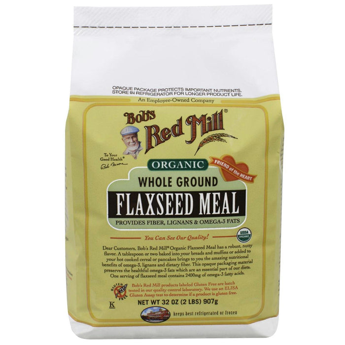 Bob's Red Mill: Organic Whole Ground Flaxseed Meal, 32 Oz