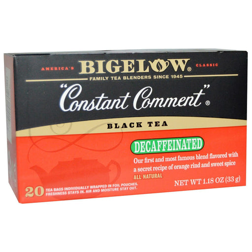 Bigelow: Constant Comment Black Tea Decaffeinated 20 Tea Bags, 1.18 Oz