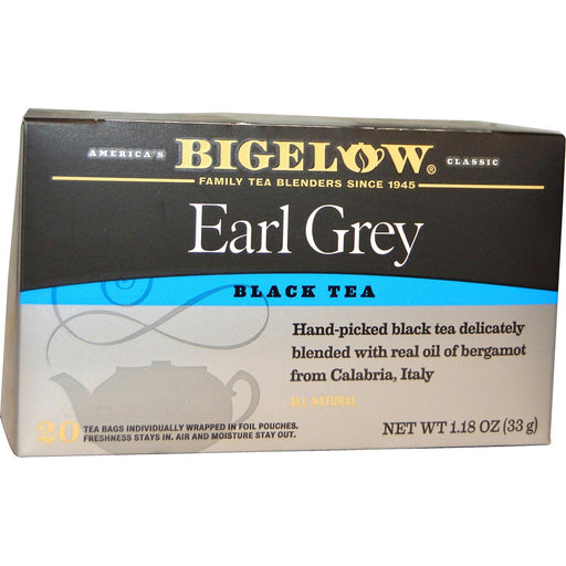 Bigelow: Tea Black Tea Earl Grey, 20 Tea Bags