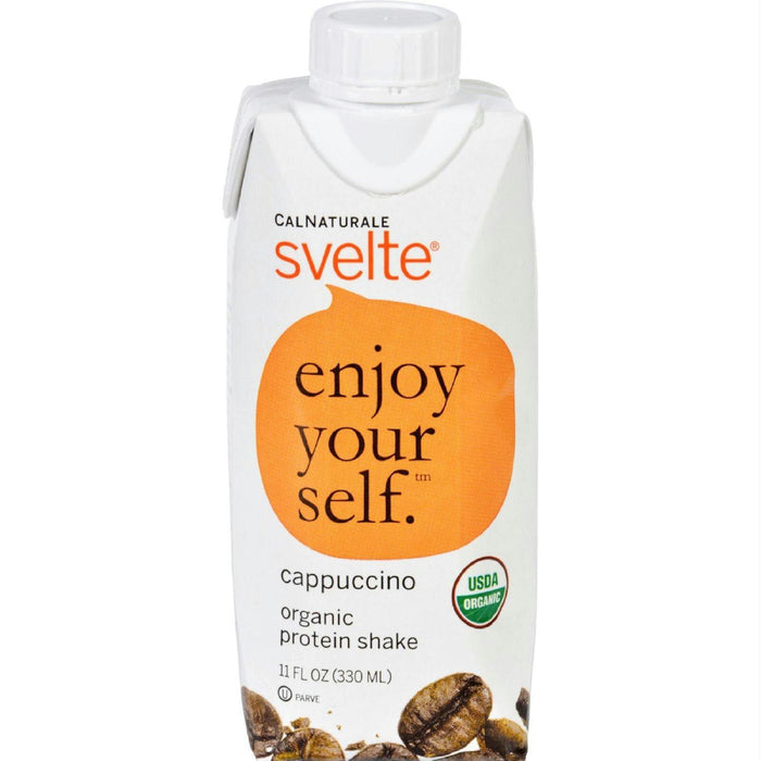 Calnaturale: Svelte Organic Protein Shake Cappuccino, 11 Oz