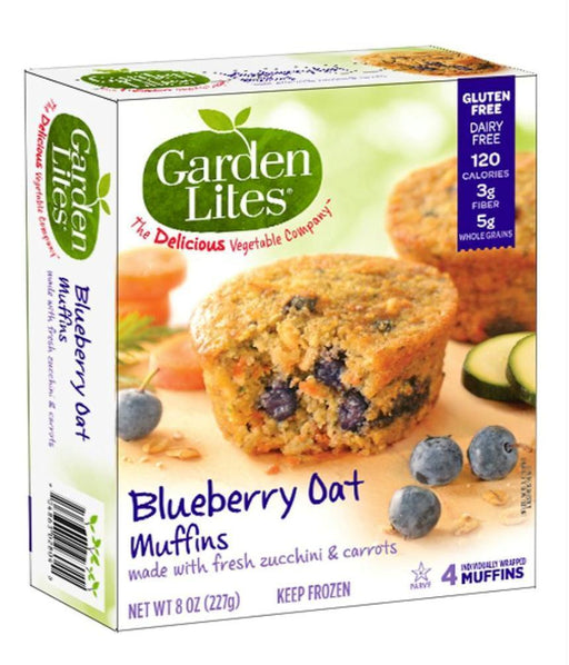 Garden Lites: Veggie Muffins Veggie Blueberry Oat, 8 Oz