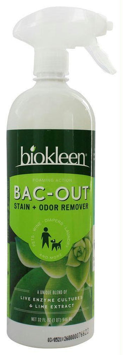 Bio Kleen: Bac Out Stain And Odor Eliminator With Foaming Sprayer, 32 Oz