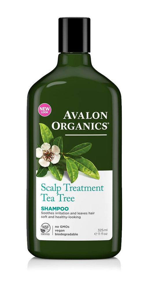 Avalon Organics: Shampoo Scalp Treatment Tea Tree, 11 Oz