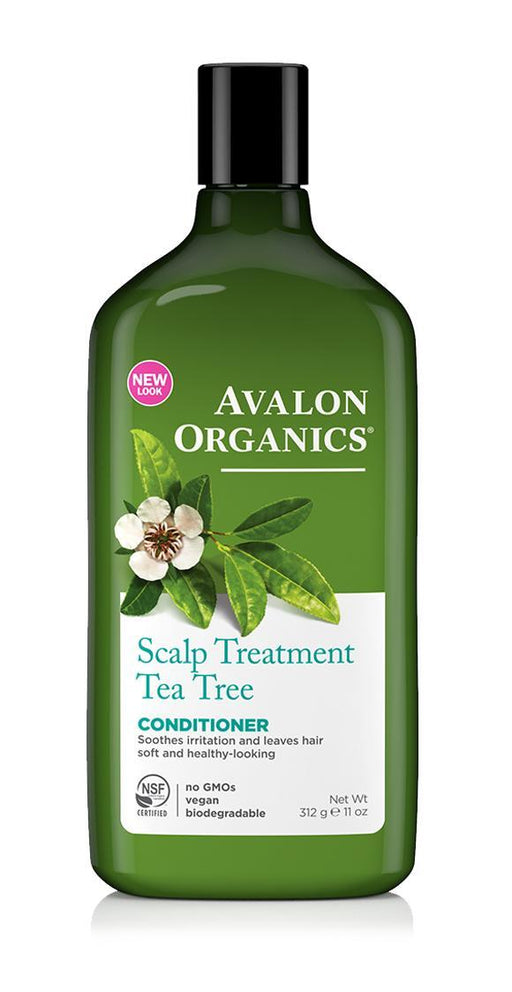 Avalon Organics: Conditioner Scalp Treatment Tea Tree, 11 Oz