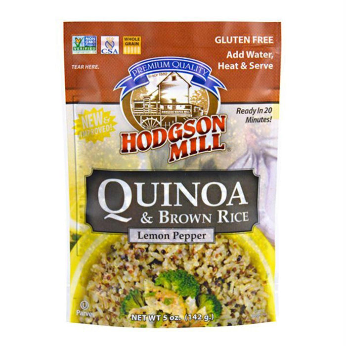 Hodgson Mill: Gluten Free Quinoa & Brown Rice Lemon Pepper, 5 Oz